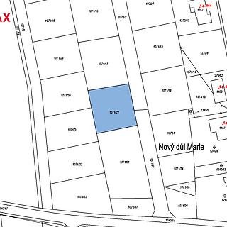 Prodej stavební parcely 938 m² Lom