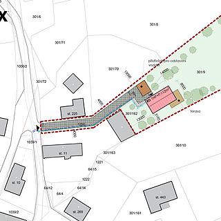 Prodej stavební parcely 1 911 m² Dětenice