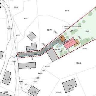 Prodej stavební parcely 1 911 m² Dětenice