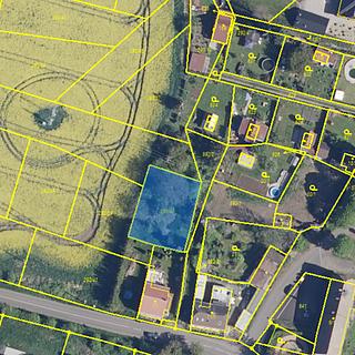 Prodej stavební parcely 563 m² Modlany Kvítkov