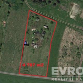 Prodej zahrady 4787 m² Bělušice
