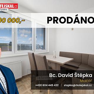 Prodej bytu 1+1 43 m² České Velenice, Sídliště na Sadech