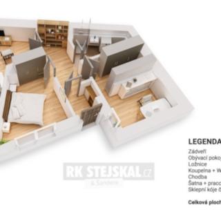 Prodej bytu 3+kk 72 m² České Budějovice 2, Na Zlaté stoce
