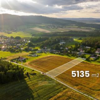 Prodej stavební parcely 5135 m² Vrábče
