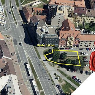 Prodej stavební parcely 727 m² České Budějovice 3, B. Smetany