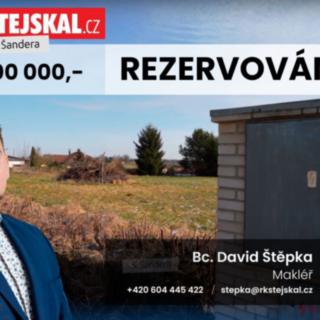 Prodej stavební parcely 2150 m² Stehlovice