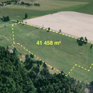 Prodej komerčního pozemku 41 458 m² Trhové Sviny Třebíčko