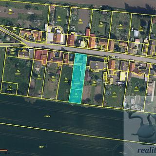 Prodej stavební parcely 891 m² Vrbice, Litoměřická