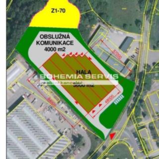 Prodej komerčního pozemku 12 692 m² Písek Budějovické Předměstí