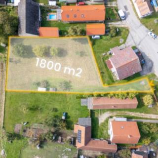 Prodej stavební parcely 1 800 m² Hluboká nad Vltavou Kostelec