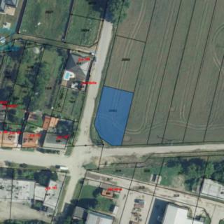 Prodej stavební parcely 850 m² Strachotín