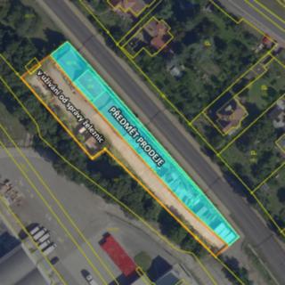 Prodej komerčního pozemku 1379 m² Praha