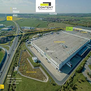 Pronájem skladu 15715 m&sup2; Kozomín