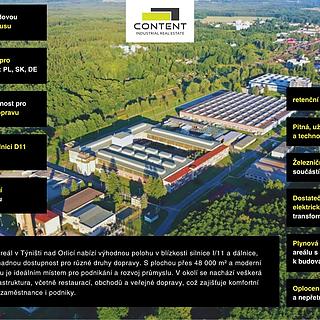 Pronájem skladu 7800 m² Týniště nad Orlicí