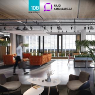 Pronájem kanceláře 1834 m² Praha