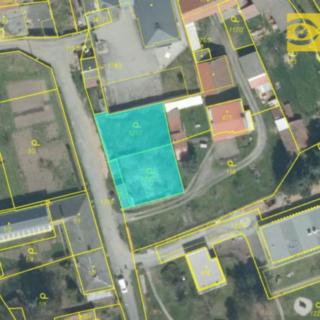 Prodej stavební parcely 668 m² Manětín