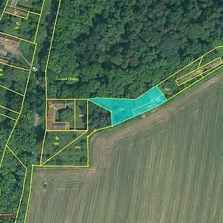 Prodej stavební parcely 816 m² Číčenice