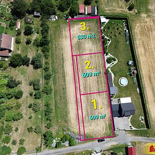 Prodej stavební parcely 609 m² Štěchov