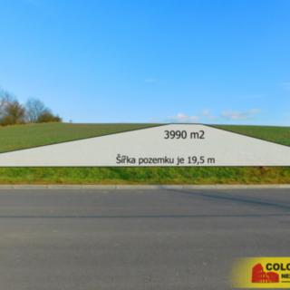 Prodej stavební parcely 3 990 m² Koryčany Blišice