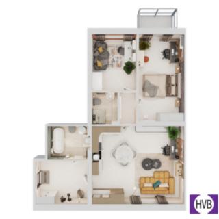 Prodej bytu 3+kk 78 m² Vestec