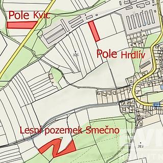 Prodej zemědělské půdy 17665 m&sup2; Slaný