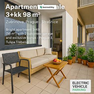 Prodej bytu 3+kk 98 m² Praha Strašnice, Zvěřinova