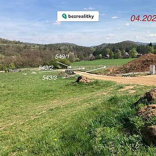 Prodej stavební parcely 957 m² Županovice