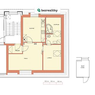 Prodej bytu 2+1 57 m&sup2; Praha