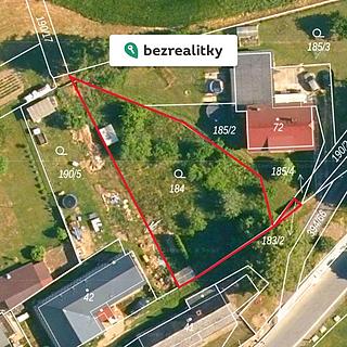 Prodej stavební parcely 774 m² Plužná