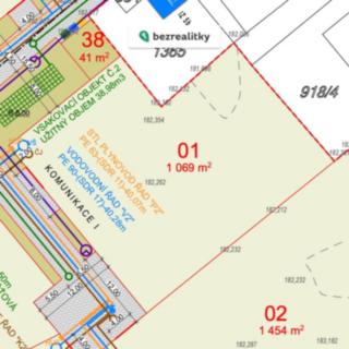 Prodej stavební parcely 1 069 m² Záryby Martinov