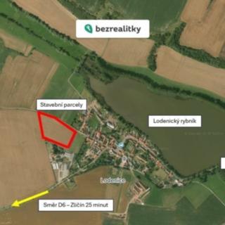 Prodej stavební parcely 802 m² Mšecké Žehrovice