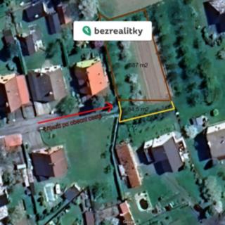 Prodej stavební parcely 972 m² Kunín
