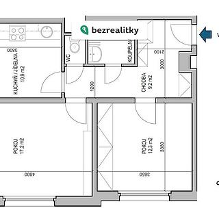 Prodej bytu 2+1 53 m² Praha Strašnice, Nučická