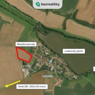 Prodej stavební parcely 802 m² Mšecké Žehrovice