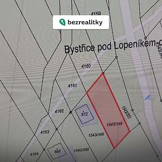 Prodej stavební parcely 360 m&sup2; Bystřice pod Lopeníkem