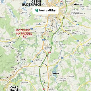 Prodej stavební parcely 1 400 m² Vrábče