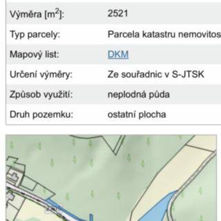 Prodej zahrady 7 500 m² Dubá