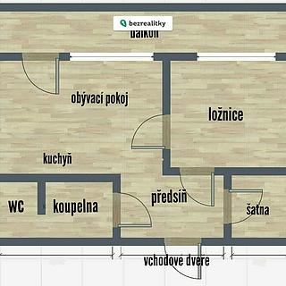 Prodej bytu 2+kk 35 m² Litoměřice Předměstí, Revoluční