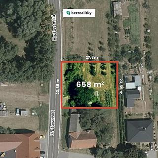 Prodej stavební parcely 658 m² Hrabětice