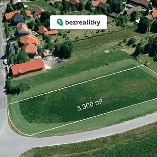 Prodej stavební parcely 3300 m&sup2; Žiželice