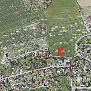 Prodej stavební parcely 1195 m² Libeř