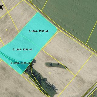 Prodej zemědělské půdy 17 492 m² Vysoká Strážnice