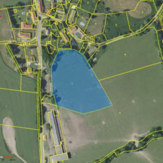 Prodej stavební parcely 11 896 m² Jesenice Martinice