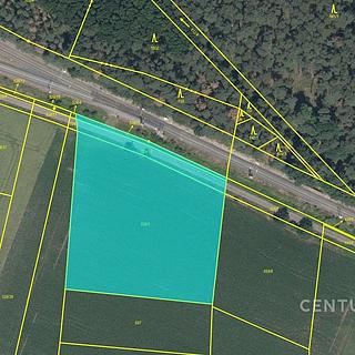 Prodej zemědělské půdy 5 906 m² Vrbová Lhota