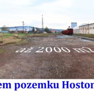 Pronájem komerčního pozemku 2000 m² Hostomice