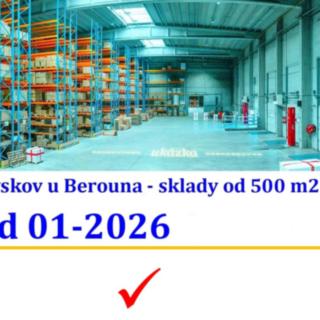 Pronájem skladu 500 m² Hýskov, Na Břasích