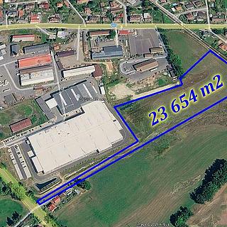 Prodej komerčního pozemku 23654 m&sup2; Bor