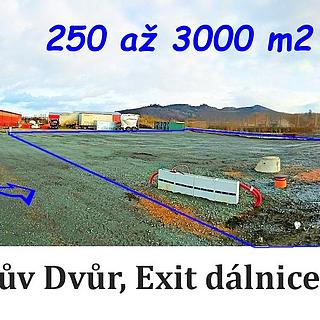 Pronájem komerčního pozemku 500 m&sup2; Králův Dvůr
