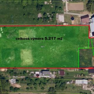Prodej stavební parcely 5217 m² Bystřice pod Hostýnem