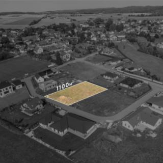Prodej stavební parcely 1100 m² Malá Hraštice